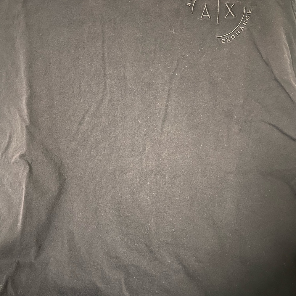 Armani Exchange Black Short Sleeve Tee